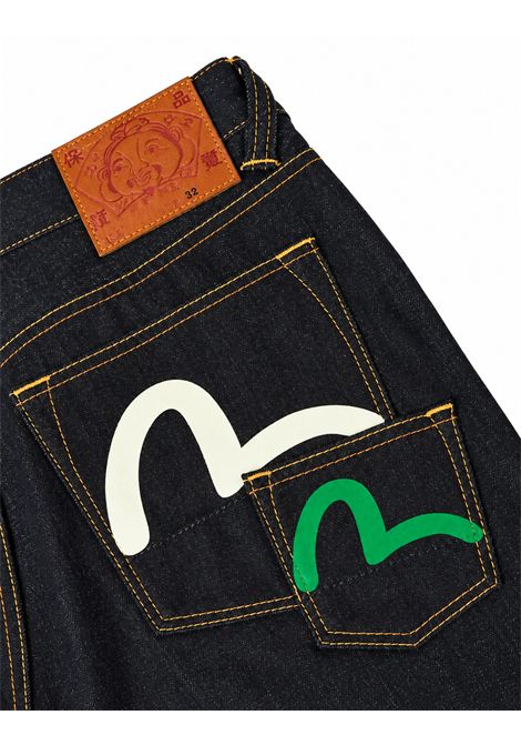 Shorts in denim EVISU | 2EAHTM5DS7031INDX RAW INDIGO